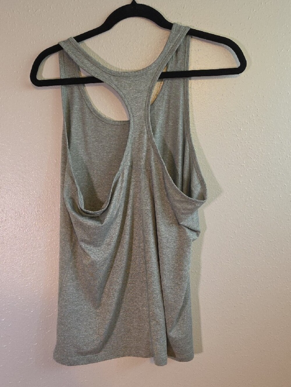 Nike Light Gray Racerback Dri-FIT Tank - Picture 3 of 3